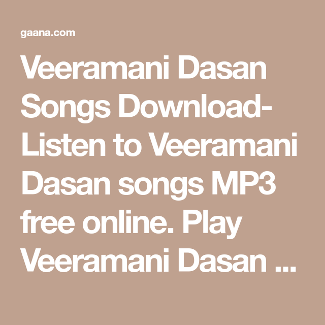 veeramanidasan ayyappan songs free download